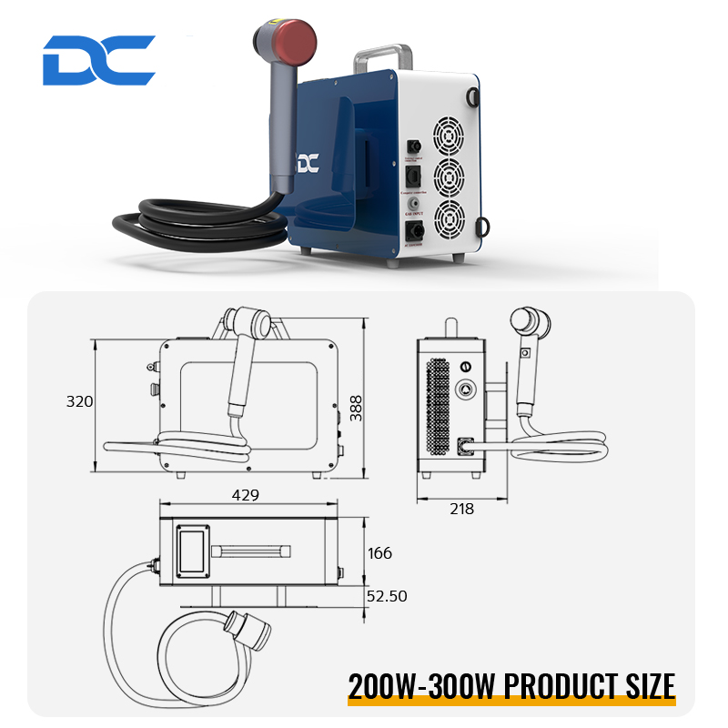 Hand-held Pulsed Laser Cleaning Machine