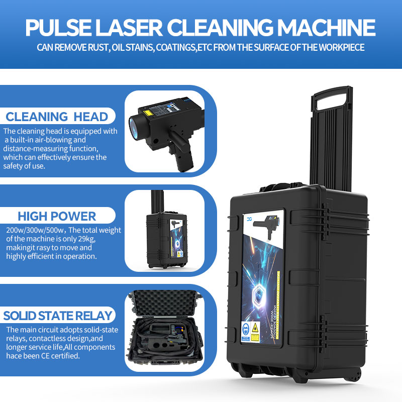 Trolley Case Pulse Cleaning Machine