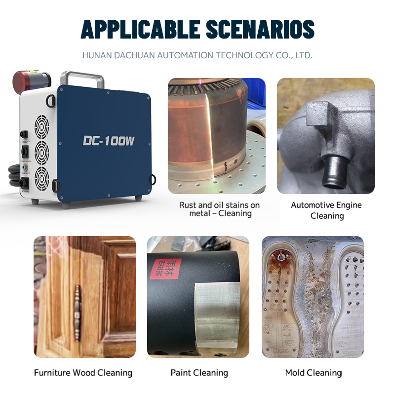 Hand-held Pulsed Laser Cleaning Machine
