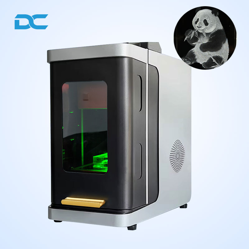 Uv 3d Photo Laser Printer Glass Crystal Cube Inner Laser Marking Engraving Machine
