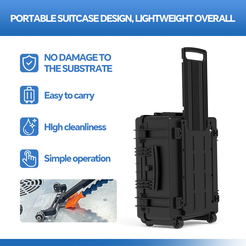 Trolley Case Pulse Cleaning Machine