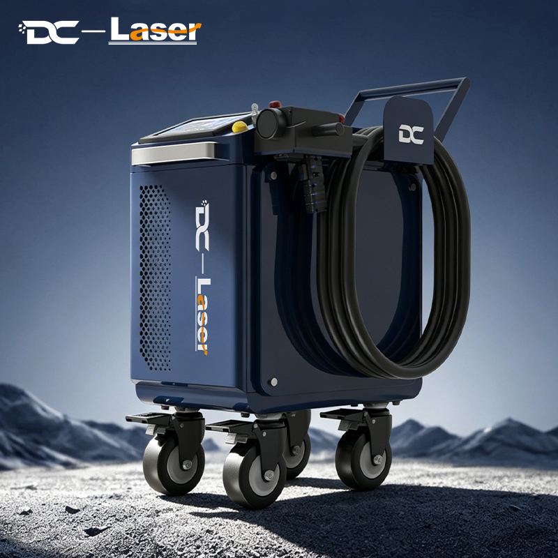 300W 500W 1000W Hand-push Pulsed Laser Cleaning Machine China Manufacturer - DC Laser