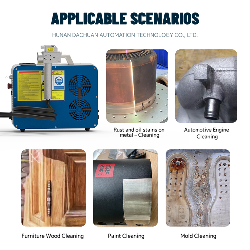Hand-held Pulsed Laser Cleaning Machine