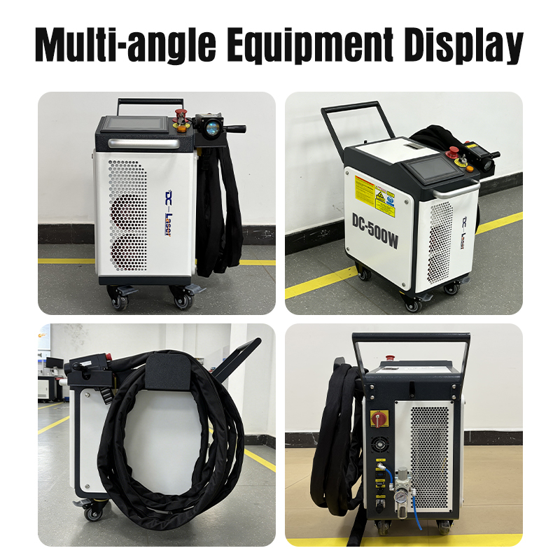 300W 500W 1000W Hand-push Pulsed Laser Cleaning Machine China Manufacturer - DC Laser