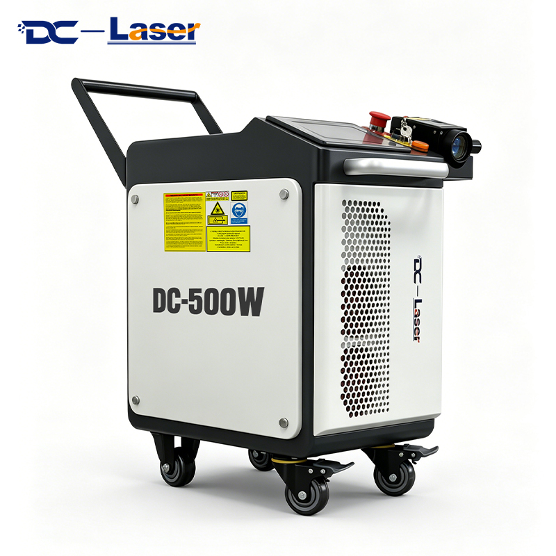 300W 500W 1000W Hand-push Pulsed Laser Cleaning Machine China Manufacturer - DC Laser