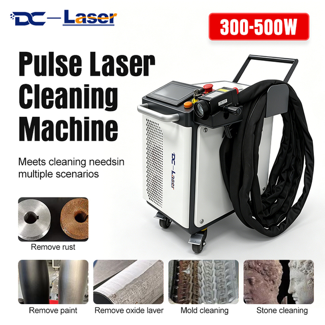 300W 500W 1000W Hand-push Pulsed Laser Cleaning Machine China Manufacturer - DC Laser