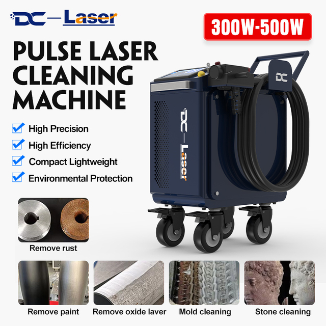 300W 500W 1000W Hand-push Pulsed Laser Cleaning Machine China Manufacturer - DC Laser